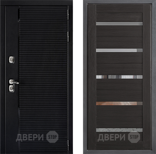 Входная металлическая Дверь Дверной континент ДК-1 ФЛ-47 Венге в Дубне