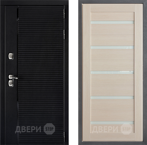 Входная металлическая Дверь Дверной континент ДК-1 ФЛ-47 Лиственница белая в Дубне