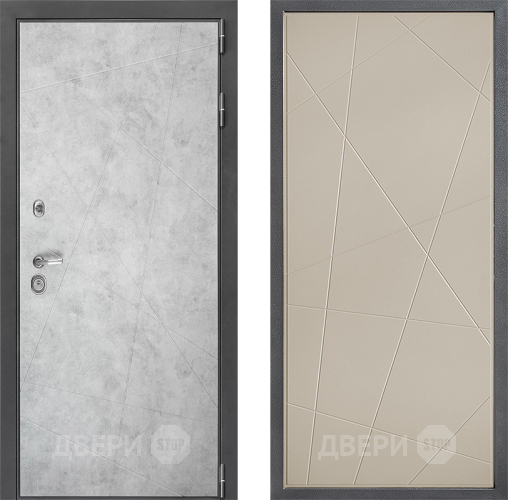 Входная металлическая Дверь Дверной континент ДК-3/743 ФЛ-655 Капучино в Дубне