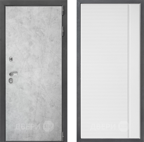 Дверь Дверной континент ДК-3/743 ФЛ-757 Белое Стекло Софт милк в Дубне