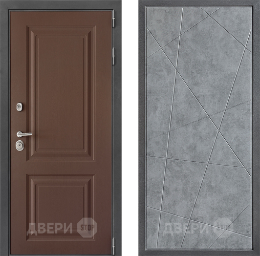 Дверь Дверной континент ДК-3/729 ФЛ-655 Бетон серый в Дубне