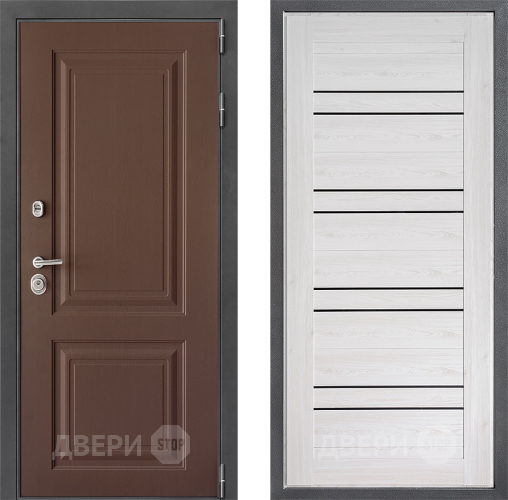 Входная металлическая Дверь Дверной континент ДК-3/729 ФЛ-49 Сосна белая в Дубне