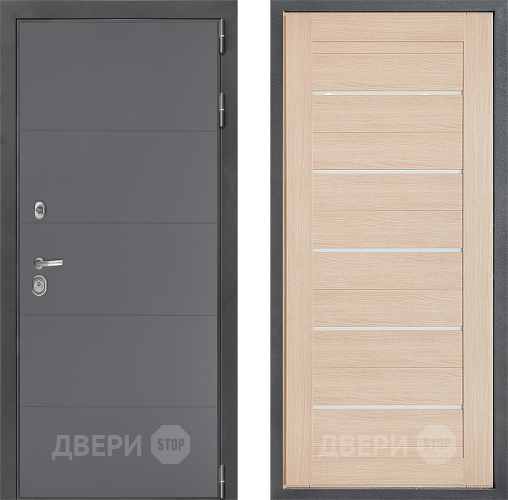 Входная металлическая Дверь Дверной континент ДК-3/649 ФЛ-46 Капучино в Дубне