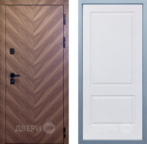 Входная металлическая Дверь Дива МД-98 Д-7 Белый в Дубне