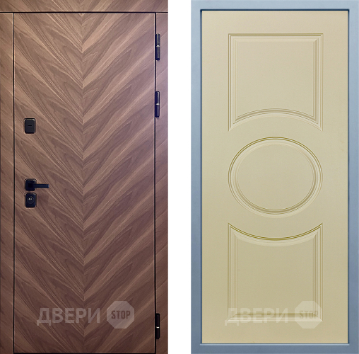 Входная металлическая Дверь Дива МД-98 Д-8 Шампань в Дубне