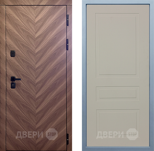 Входная металлическая Дверь Дива МД-98 Н-7 Шампань в Дубне