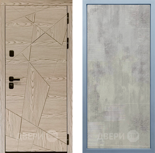 Входная металлическая Дверь Дива МД-97/1 Д-4 Бетон темный в Дубне