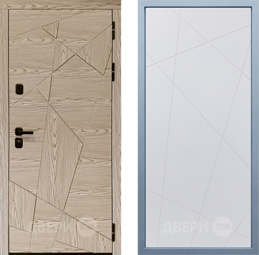 Входная металлическая Дверь Дива МД-97/1 Д-11 Белый в Дубне