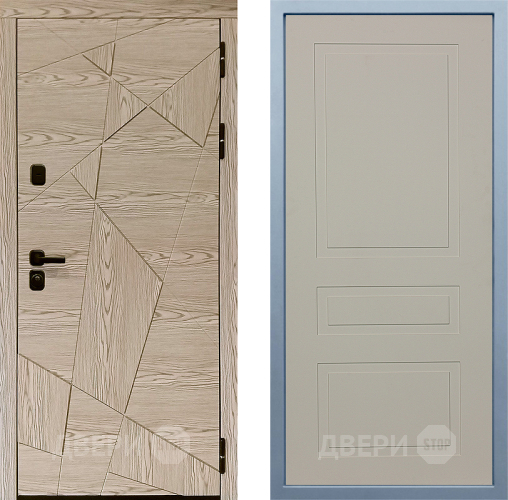 Входная металлическая Дверь Дива МД-97/1 Н-7 Шампань в Дубне