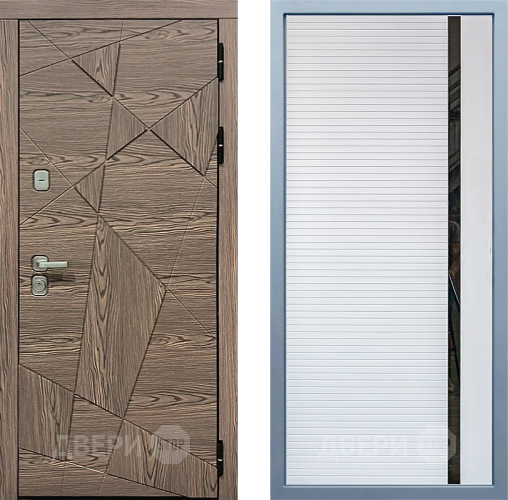 Входная металлическая Дверь Дива МД-97/2 МХ-45 Белый матовый в Дубне