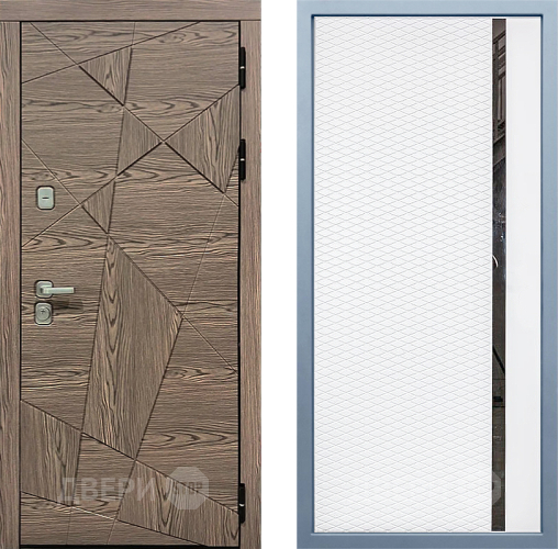 Входная металлическая Дверь Дива МД-97/2 МХ-47 Белый матовый в Дубне