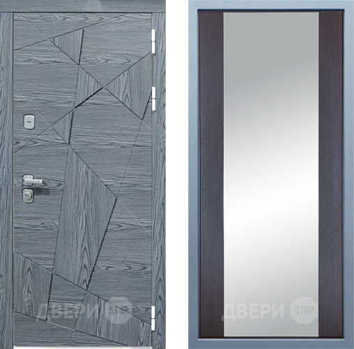 Входная металлическая Дверь Дива МД-97/3 Д-15 Зеркало Венге в Дубне