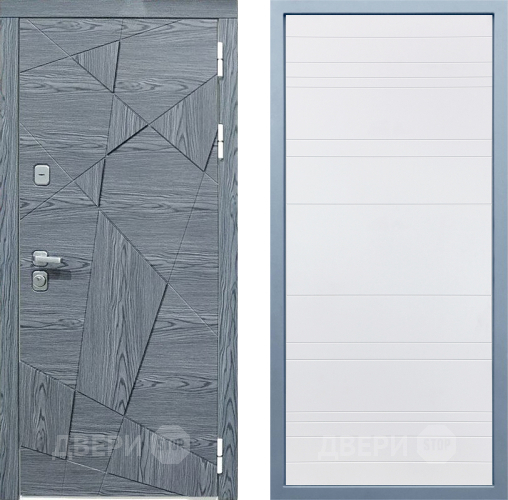 Входная металлическая Дверь Дива МД-97/3 Д-5 Белый в Дубне