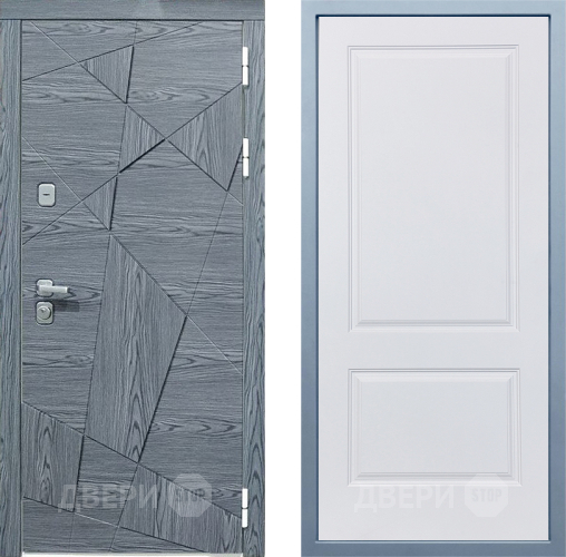 Входная металлическая Дверь Дива МД-97/3 Д-7 Белый в Дубне