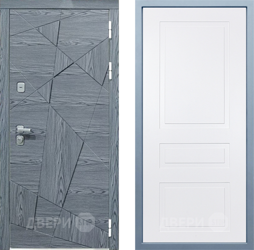 Входная металлическая Дверь Дива МД-97/3 Н-13 Белый в Дубне