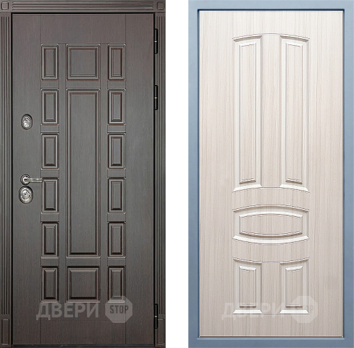 Входная металлическая Дверь Дива МД-38 М-3 Сандал белый в Дубне