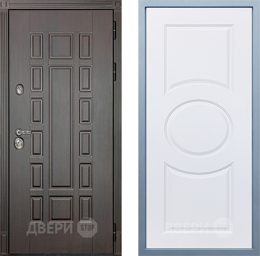 Входная металлическая Дверь Дива МД-38 М-30 Белый в Дубне