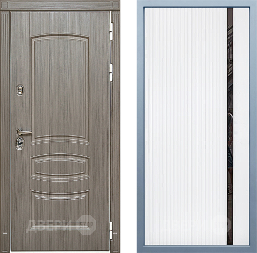 Входная металлическая Дверь Дива МД-42 МХ-46 Белый матовый в Дубне