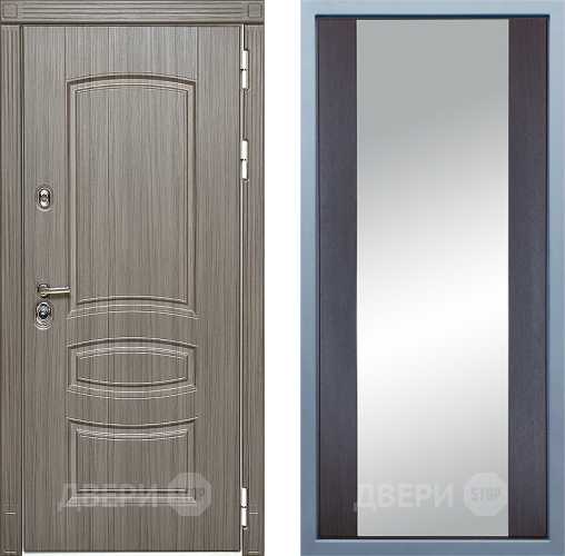Входная металлическая Дверь Дива МД-42 Д-15 Зеркало Венге в Дубне