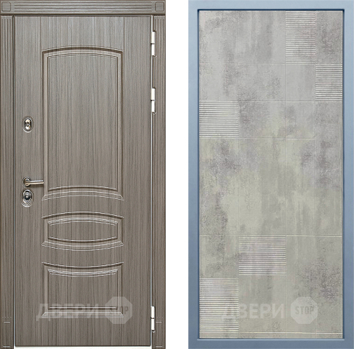 Входная металлическая Дверь Дива МД-42 Д-4 Бетон темный в Дубне