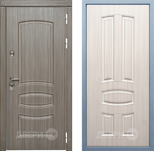 Входная металлическая Дверь Дива МД-42 М-3 Сандал белый в Дубне