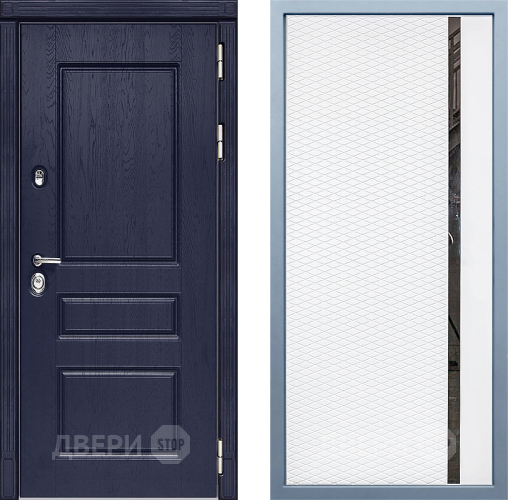 Входная металлическая Дверь Дива МД-45 МХ-47 Белый матовый в Дубне