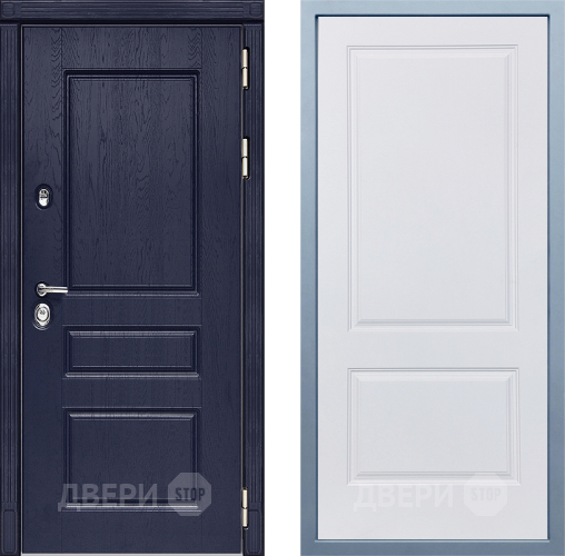 Входная металлическая Дверь Дива МД-45 Д-7 Белый в Дубне