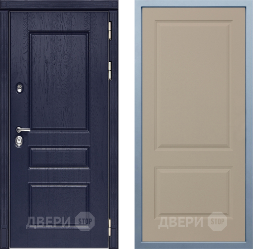 Входная металлическая Дверь Дива МД-45 Д-7 Шампань в Дубне