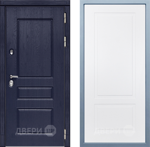 Входная металлическая Дверь Дива МД-45 Н-7 Белый в Дубне