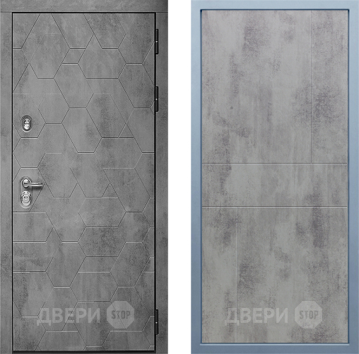 Входная металлическая Дверь Дива МД-51 М-1 Бетон темный в Дубне