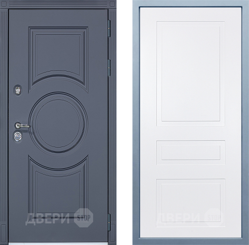 Дверь Дива МХ-30 STR Н-13 Белый в Дубне