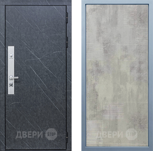 Входная металлическая Дверь Дива МХ-26 STR Д-4 Бетон темный в Дубне