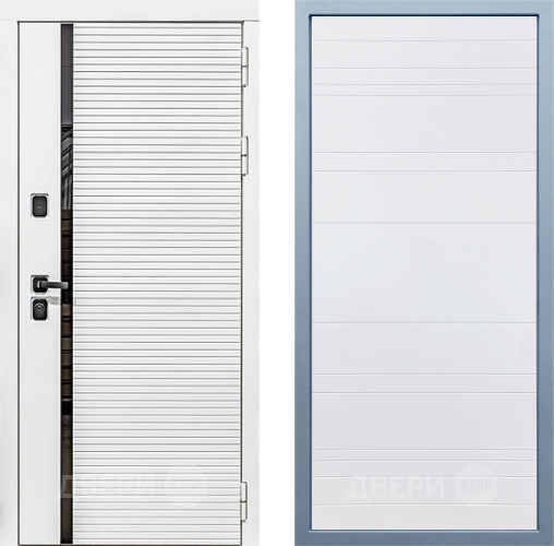 Входная металлическая Дверь Дива МХ-45 Белая STR Д-5 Белый в Дубне