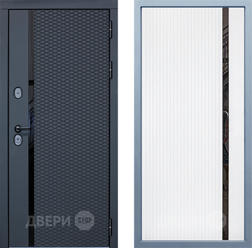 Входная металлическая Дверь Дива МХ-47 STR МХ-46 Белый матовый в Дубне