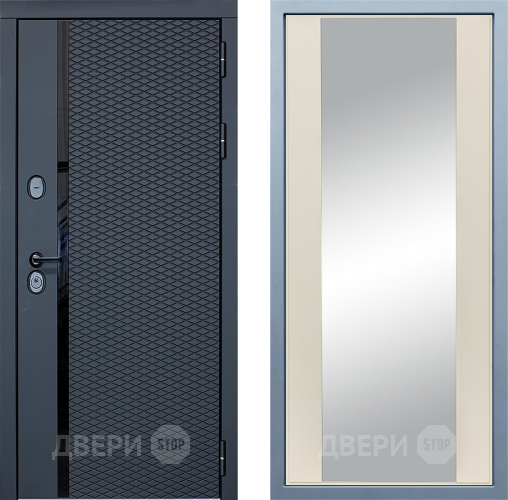 Входная металлическая Дверь Дива МХ-47 STR Д-15 Зеркало Шампань в Дубне