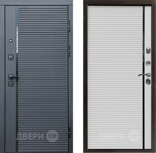 Входная металлическая Дверь Престиж Черная Линия Porte Белый в Дубне