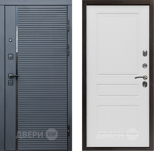 Дверь Престиж Черная Линия Классика Лиственница белая в Дубне