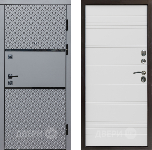 Дверь Престиж Ромб Line Белый в Дубне