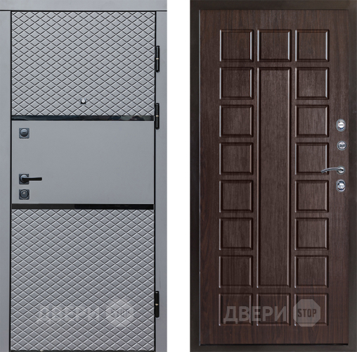 Входная металлическая Дверь Престиж Ромб Престиж Венге в Дубне