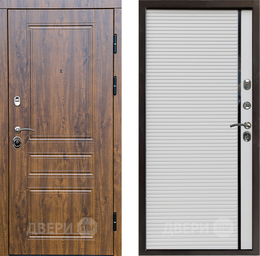 Входная металлическая Дверь Престиж Классика Дуб Porte Белый в Дубне