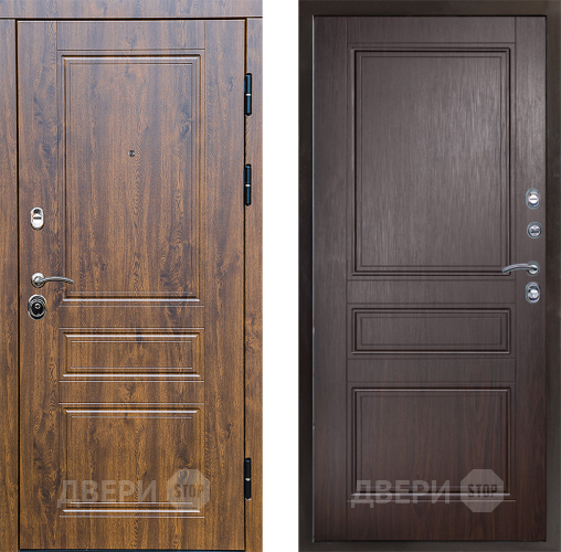 Входная металлическая Дверь Престиж Классика Дуб Классика Венге в Дубне