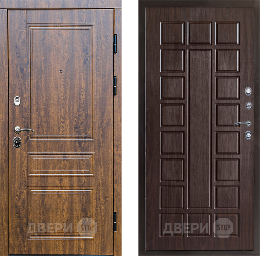 Входная металлическая Дверь Престиж Классика Дуб Престиж Венге в Дубне