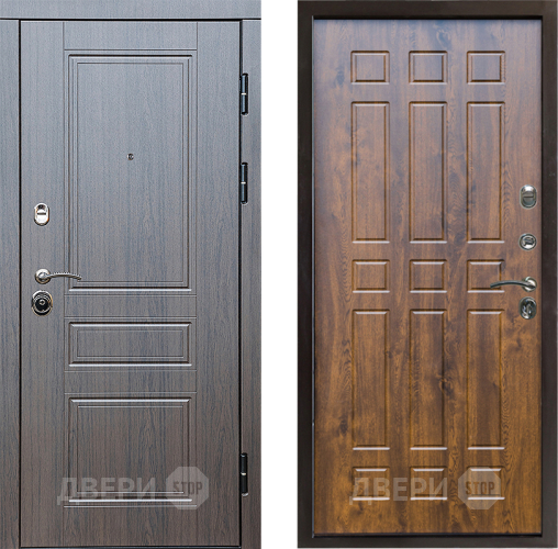 Входная металлическая Дверь Престиж Классика Венге Спарта Дуб в Дубне