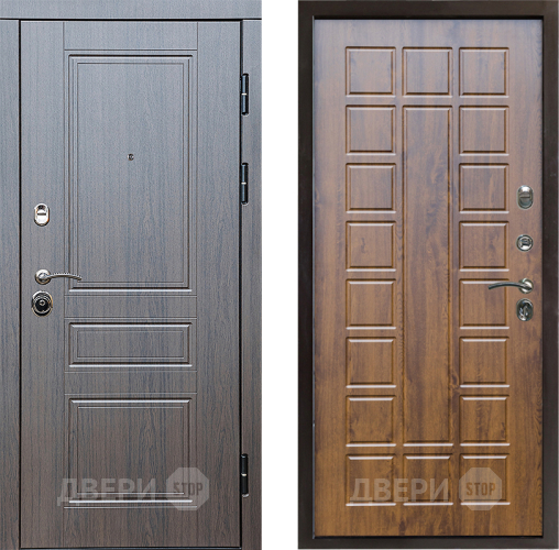 Входная металлическая Дверь Престиж Классика Венге Престиж Дуб в Дубне