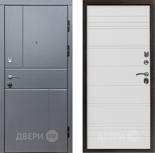 Дверь Престиж Горизонт Грэй Line Белый в Дубне