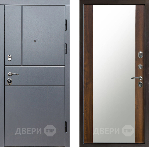 Дверь Престиж Горизонт Грэй Зеркало Дуб в Дубне