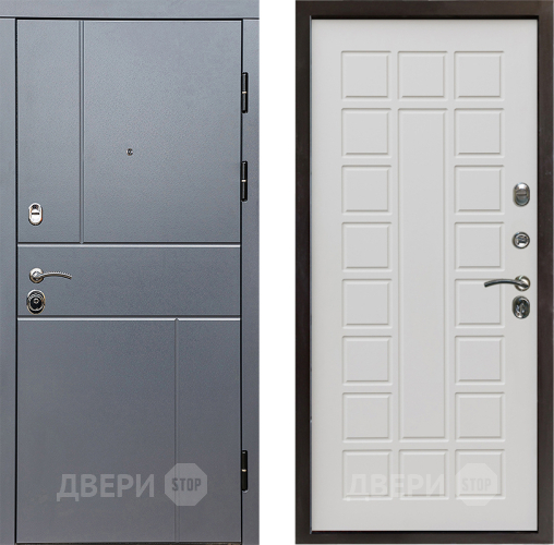 Входная металлическая Дверь Престиж Горизонт Грэй Престиж Бежевый мат в Дубне