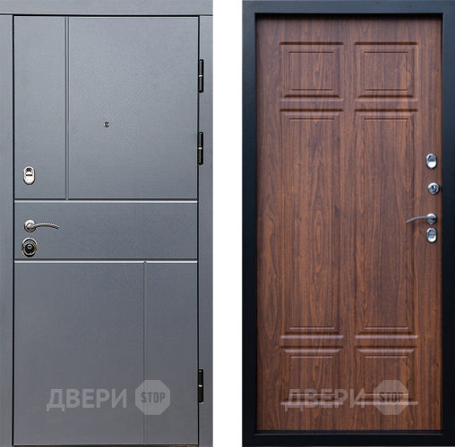 Дверь Престиж Горизонт Грэй Премиум Орех темный в Дубне