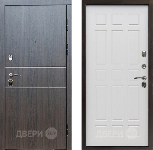 Входная металлическая Дверь Престиж Горизонт Венге Спарта Лиственница белая в Дубне