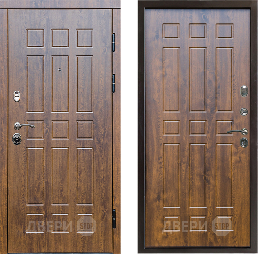 Входная металлическая Дверь Престиж Стандарт Спарта Дуб в Дубне